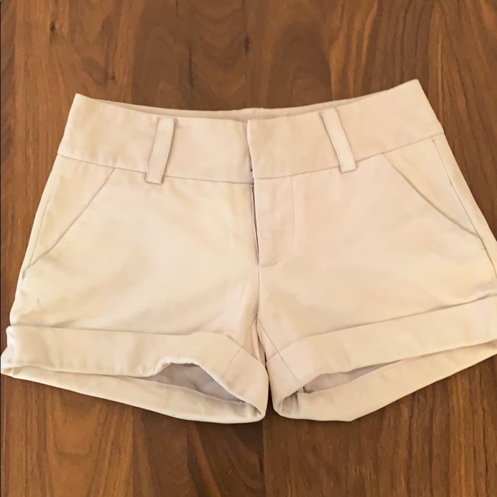 Alice + Olivia leather shorts 00 *sample*
